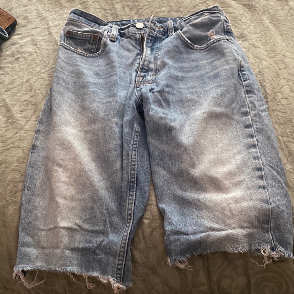Lucky brand mom jean shorts